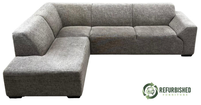 Refurbished 4-zits hoekbank grijs/bruin met 1 jaar garantie! - Image 2