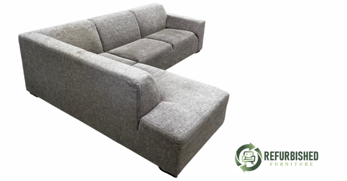 Refurbished 4-zits hoekbank grijs/bruin met 1 jaar garantie! - Image 3