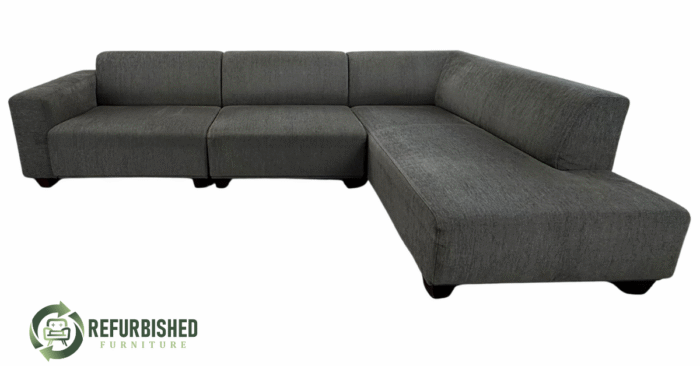 Refurbished 4-zits groen/grijs Montel | 6 mnd garantie!