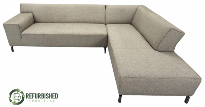Refurbished 4-zits hoekbank beige | 6 mnd garantie! - Image 3