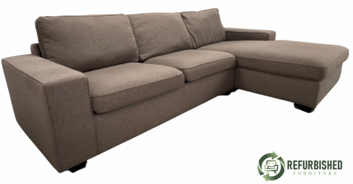 Refurbished 4-zits hoekbank licht bruin | 6 mnd garantie! - Image 3