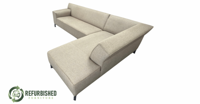 Refurbished 4-zits hoekbank beige | 6 mnd garantie! - Image 4