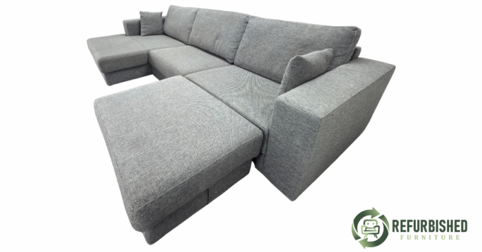 Refurbished 4-zits hoekbank grijs | 6 mnd garantie! - Image 3