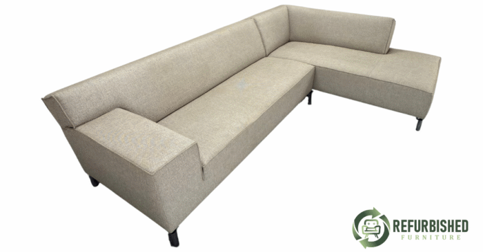 Refurbished 4-zits hoekbank beige | 6 mnd garantie! - Image 5