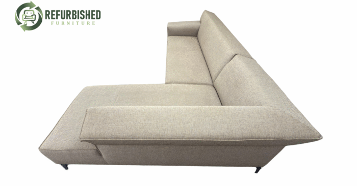 Refurbished 4-zits hoekbank beige | 6 mnd garantie! - Image 6