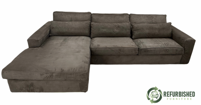 Refurbished 4-zits hoekbank groen 6 mnd garantie! - Image 2