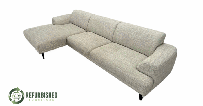 Refurbished 4-zits hoekbank beige 6 mnd garantie! - Image 3