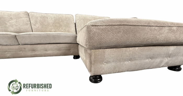 Refurbished 5-zits hoekbank beige 6 mnd garantie! - Image 9