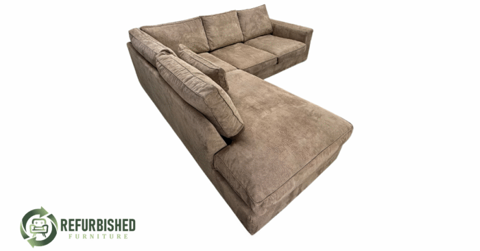 Refurbished 5-zits hoekbank beige 6 mnd garantie! - Image 9