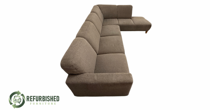 Refurbished 5-zits hoekbank beige 6 mnd garantie! - Image 5