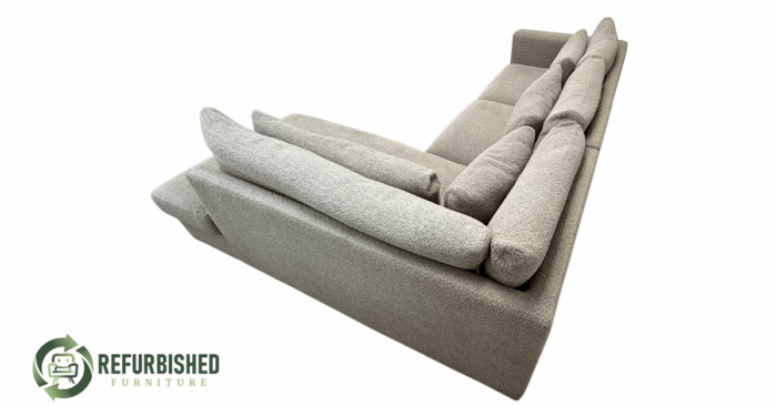 Refurbished 4-zits hoekbank beige 6 mnd garantie! - Image 5