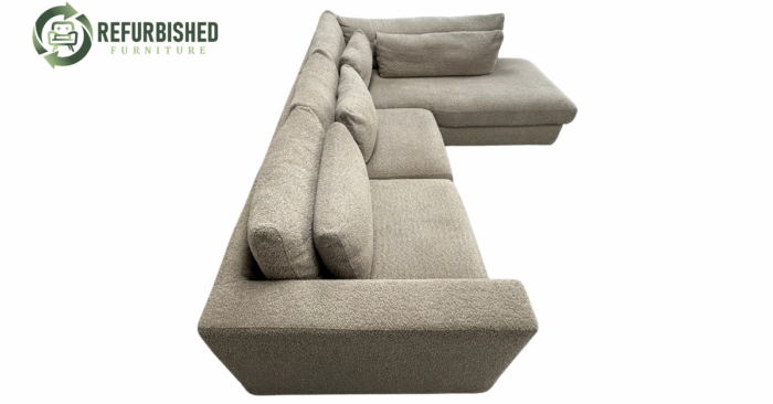 Refurbished 4-zits hoekbank beige 6 mnd garantie! - Image 6