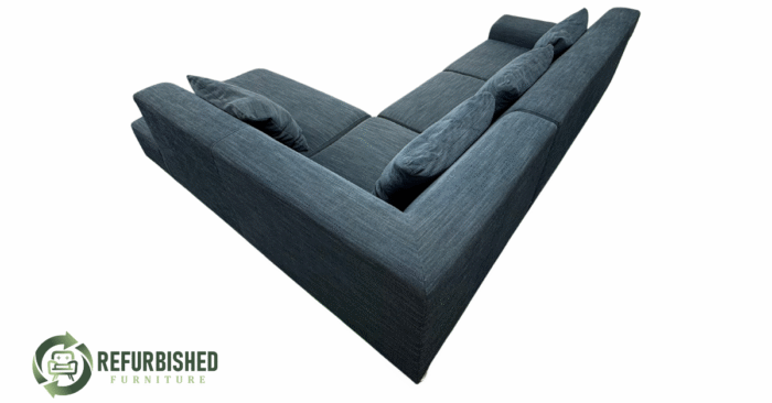 Refurbished 4-zits blauw gemêleerd | 6 mnd garantie! - Image 6