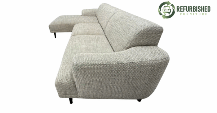 Refurbished 4-zits hoekbank beige 6 mnd garantie! - Image 8