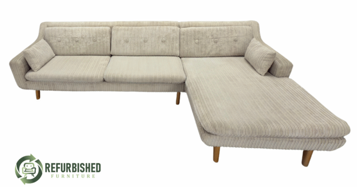 Refurbished 4-zits hoekbank beige 6 mnd garantie! - Image 2