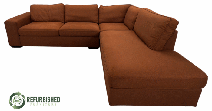 Refurbished 5-zits hoekbank terracotta 6 mnd garantie! - Image 2