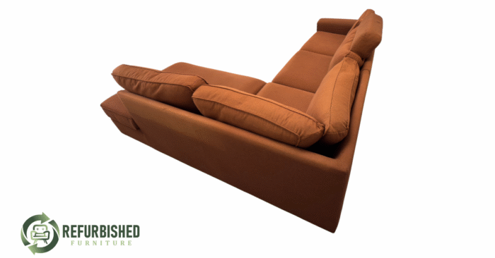 Refurbished 5-zits hoekbank terracotta 6 mnd garantie! - Image 8